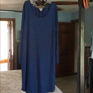J. Jill wearever collection royal blue dress